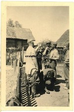 Orig. Foto halb nackte 6.ID Soldat in Russland 1941 nude akt