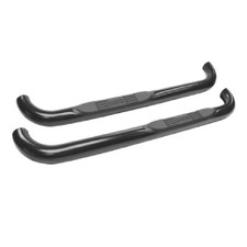 Westin E-Series Black 3" Round Nerf Bars Single Step Pad for Blazer Tahoe Yukon