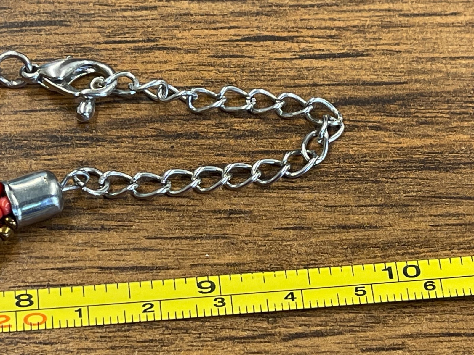 Handmade Multi Tones Red/Brown/Copper Beaded Laye… - image 3