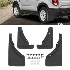 Front & Rear Mud Flaps Splash Guards Set of 4 For Ford Bronco Sport 2021 22 2024