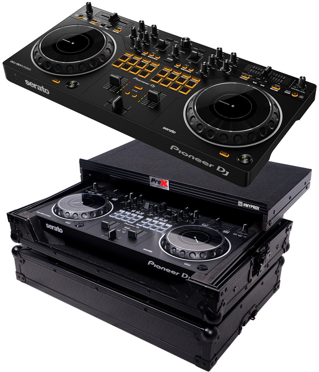 Pionee DDJ-REV1 Scratch-Style 2-Channel DJ controller + ProX Pionee DDJ-REV1 Scratch-Style 2-Channel DJ controller + ProX