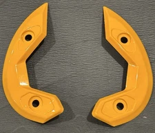 Schutt F7 Green Bay Gold Exterior Stabilizer VTD Football Helmet Set New VHTF