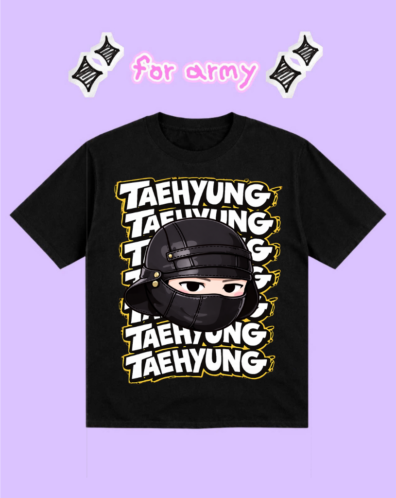 BTS V TAEHYUNG CHIBI T-SHIRT SWIM ARIRANG CONCERT ARMY OUTFIT