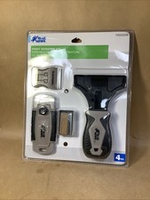 Blue Hawk Paint Scraper Kit Razor Blade Knife Decal Removal Tool Set  New
