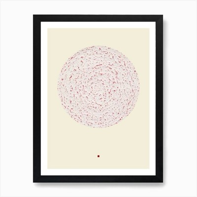 THE CIRCLE N°09 1 Kunstdruck gerahmt Wandbild Poster Leinwanddruck Bild