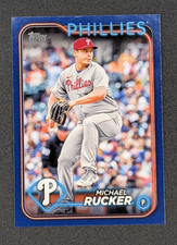 2024 Topps Update #US140 Michael Rucker Blue Philadelphia Phillies