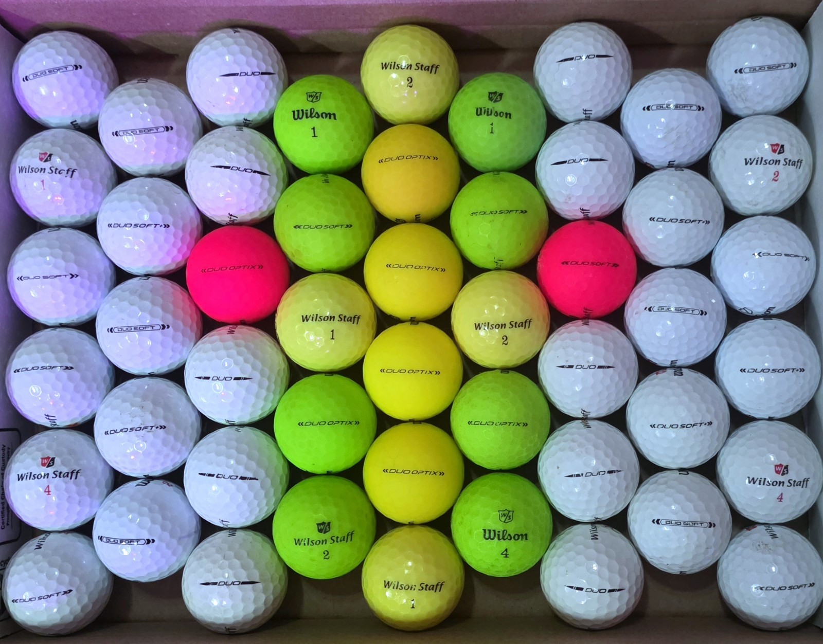 Balls 50 Pk, 5a &ndash;soft Feel, Straight Shots, Less Lost Ball