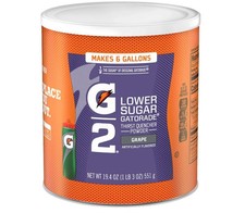 Gatorade Thirst Quencher Powder, G2 Low Calorie, Grape, 19.4 Ounce Pack of 3