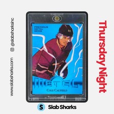 2023 SKYBOX METAL UNV. COLE CAUFIELD 2013 RETRO PRECIOUS METAL GEMS BLUE PMG /50