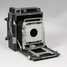 DEFECTIVE ANTIQUE GRAFLEX 4X5 CROWN GRAPHIC WITH NO LENS GRAFLOK BACK2 G3D