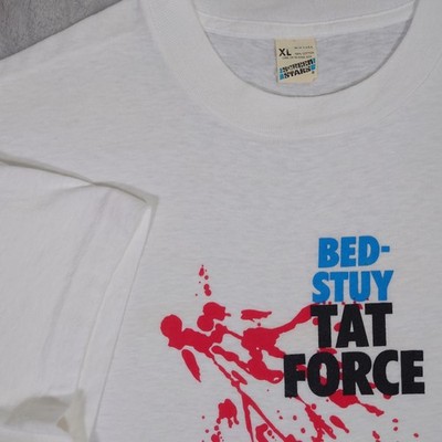 Brooklyn Bed-Stuy T-shirt Mens XL Vintage 90s Tat Force New York City NYC Life