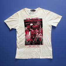 Hysteric Glamour x Andy Warhol Cinematheque Graphic Print White T-shirt Unisex M