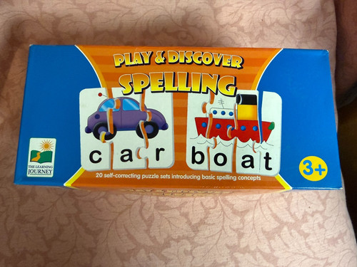 MATCH IT SPELLING PUZZLE CHILD'S TOY DEVELOPMENT THE LEARNING JOURNEY NEW