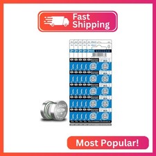 hunbath 100 Pack SR626SW 377 Watch Battery Replacement AG4 LR626 LR66 377A 376 L