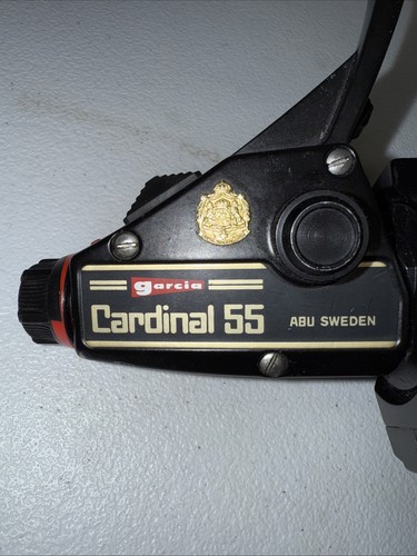 Moulinet Pêche Abu Garcia Cardinal 55 - Suède - Roulements Résistants Corrosion - Occasion