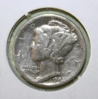 S7 - United States 10 Cents 1942-D VF / VF+ Silver Coin - Mercury Dime