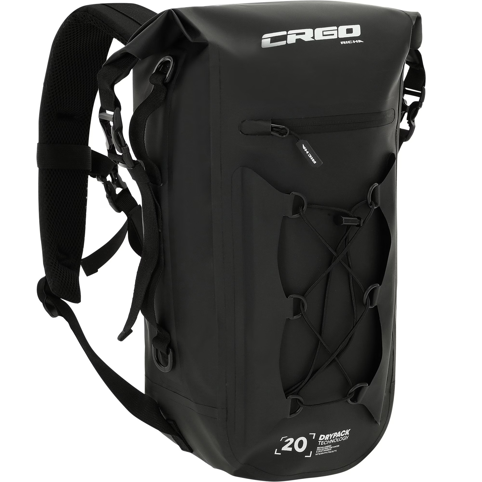 Richa Niagara Motorcycle Motorbike 20L Luggage Backpack - Black