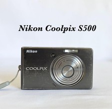 Appareil photo numérique Nikon Coolpix S500 testé noir urbain excellent état