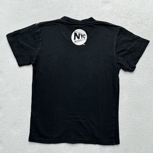 Early 2000's NYC Subway Line Manhattan T-shirt MTA New York Size M - Picture 7 of 8