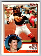 1983 Topps # 494 - Bob Brenly - San Francisco Giants