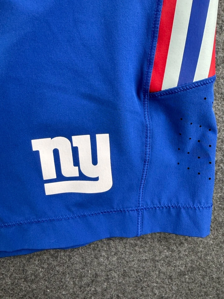 New York Giants Nike NFL On Field Athletic Training Shorts Men's Size XXL Blue - Image 4 of 4