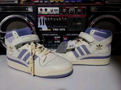 Adidas Forum 84 High Off White Silver Violet ID7316   80s / 90s 