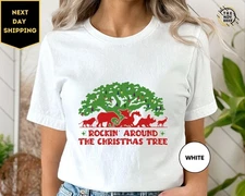 Christmas Tree Shirt Bella Canvas Disney Animal Kingdom Xmas Safari Tee