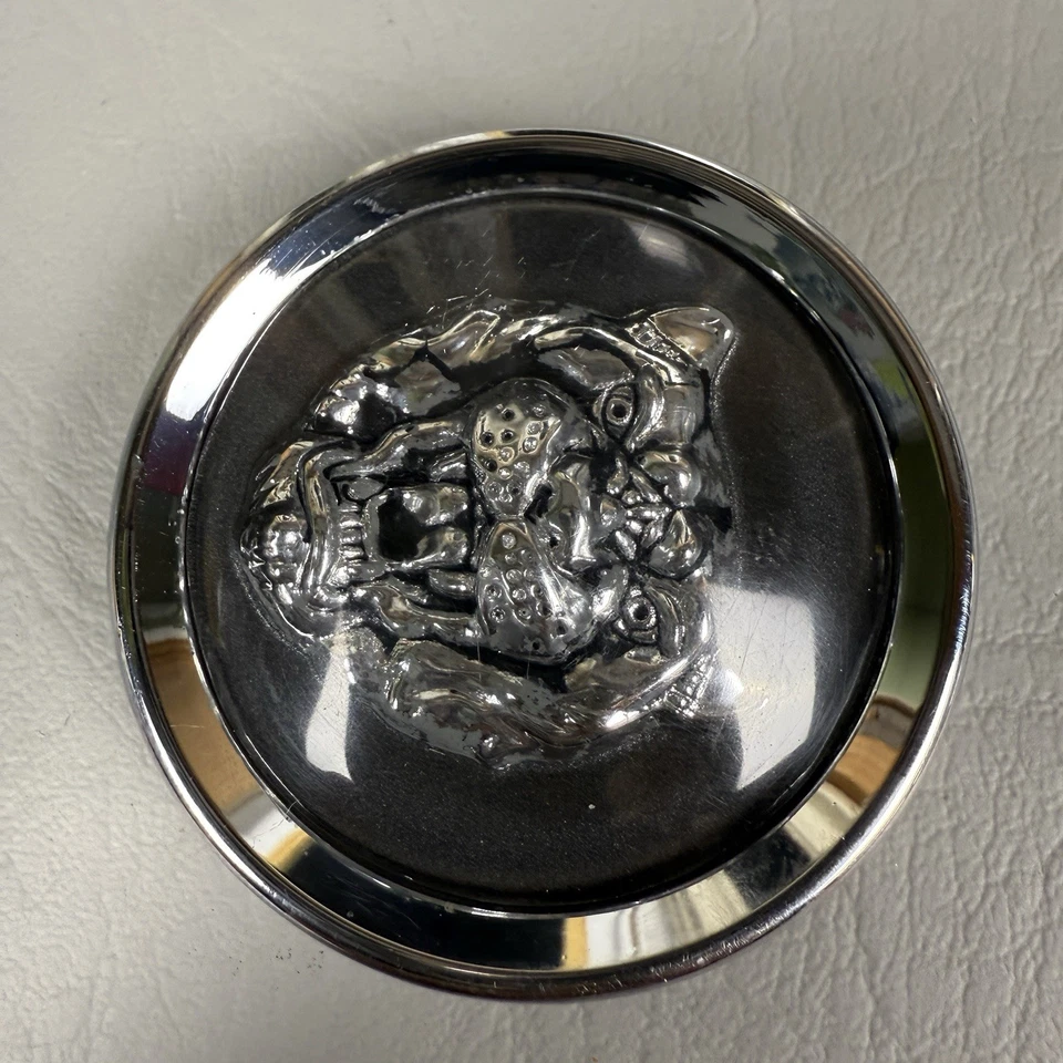 JAGUAR XJ6 XJS XJ8 XK8 TAMPA DO CENTRO DA RODA CUBO CINZA CROMADO FABRICANTE DE EQUIPAMENTO ORIGINAL - Imagem 4 de 4