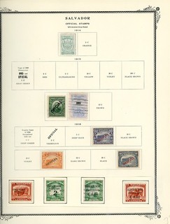 EL SALVADOR Selections on Scott Specialty Album Page Lot #82 SEE SCAN $$$