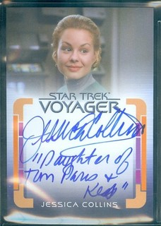 Star Trek Voyager Archivos e Inscripciones Jessica Collins Inscripción Tarjeta Automática