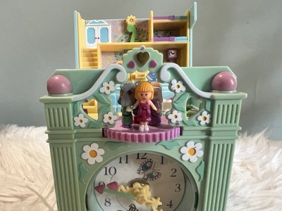 Vintage Bluebird Polly Pocket 1991 Fun Time Uhr - 100% komplett und funktionsfähig