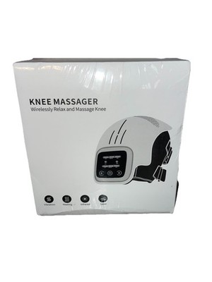 Knee Massager Wirelessly Relax Vibration, Heating, Infrared Massager White