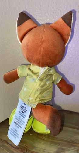 Disney Nick Wilde nuIMOs Plüschpuppe 7,5 Zoll Shirt gelbe Stiefel - Bild 2 von 18