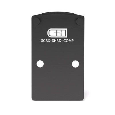 C&H Precision Sig P320 RX-Pro Competition Optic Plate w/ Shroud (SGRX-SHRD-COMP)
