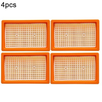 4 pCS Flat Pleated Filters For KARCHER MV4 MV5/MV6/WD4/WD5/WD6 Vacuum Cleaner