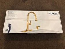 Kohler Kanan Pull Down Kitchen Faucet Vibrant Brushed Brass R33393-SD-2MB