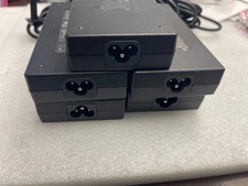 LOT OF 5 GENUINE HP 120W BLUE TIP AC ADAPTER WITH POWER CORD