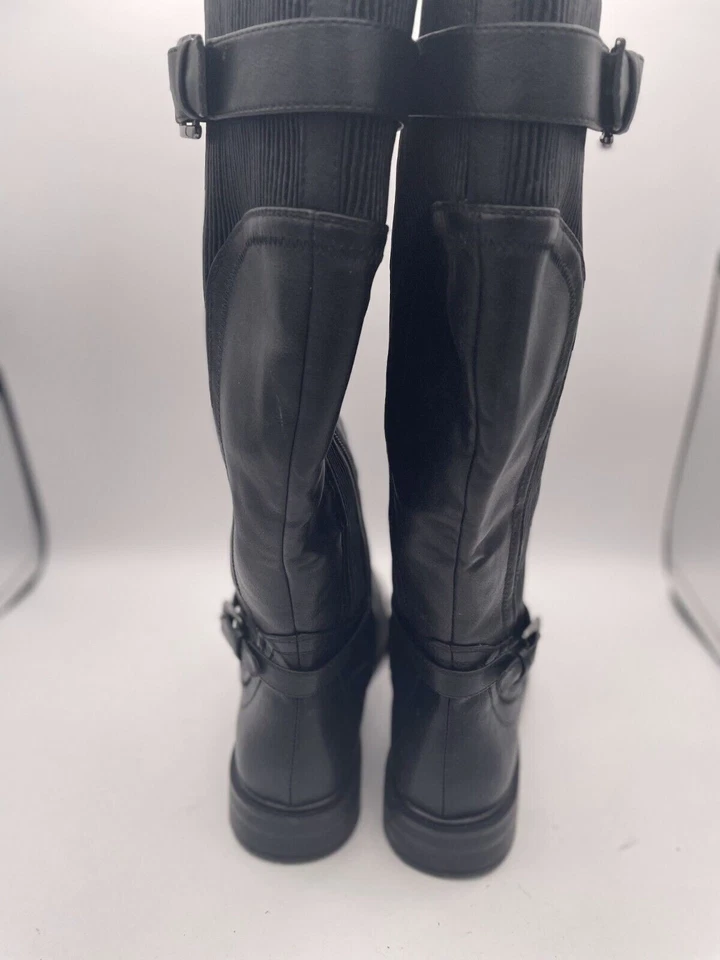 Bota de montar White Mountain Meditate W31662WC hasta la rodilla para mujer talla 10M negra Foto 3 de 4