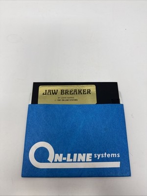 Jaw Breaker for Atari by ON-LINE Systems, 1981
