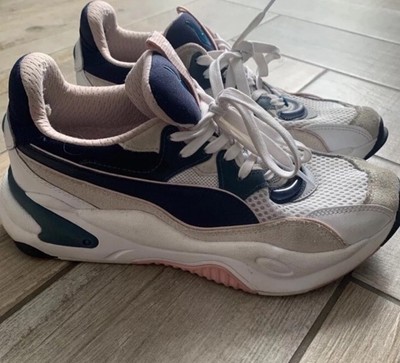 Puma RS-2K Sneaker UK Größe 6 weiß/blau/pink 373309-14