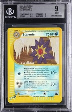2003 POKEMON: E-CARD SERIES SKYRIDGE: REVERSE FOIL UNCOMMON STARMIE BGS 9