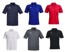 Under Armour Mens UA Tech Team Polo Golf Shirt - 1370399 - New