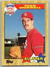 ⚾ 1987 Topps #605 Todd Worrell St. Louis Cardinals