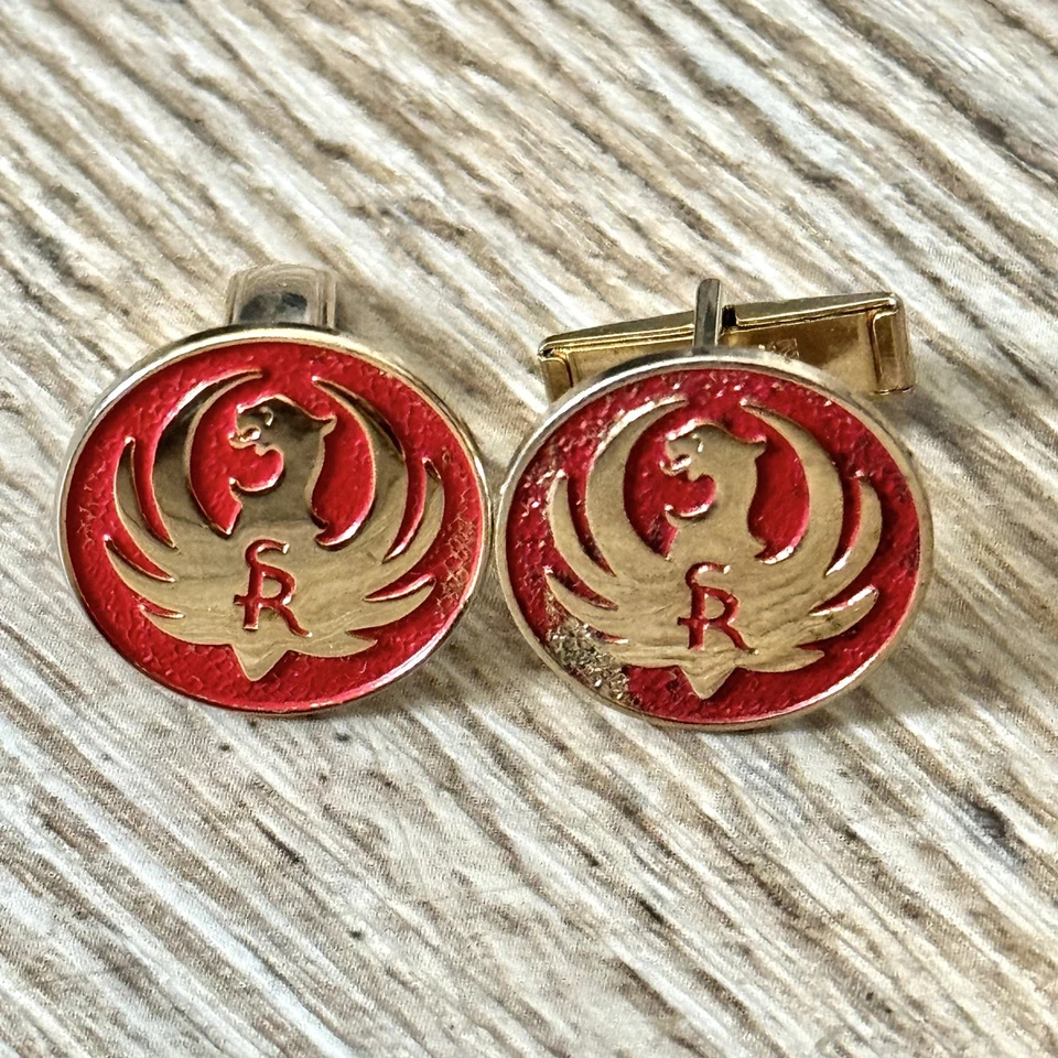 Juego de Clip y Gemelos Barra de Corbata Sturm Ruger De Colección Leer Muy Raro Foto 2 de 4