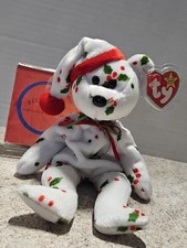 Ty Beanie Babies 1998 Holiday Teddy 1998 Retired W/ PE Pellets