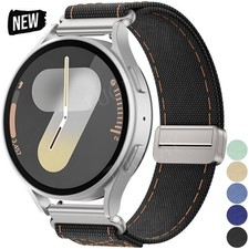 20/22mm Universal Nylon Watch Band Magnetic Loop Strap Replacement Wristband NEW