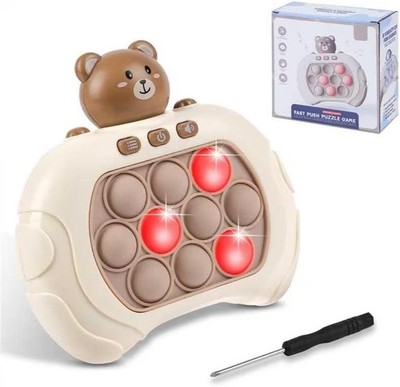 Ainiv Quick Push Game Fidget Toys Pro, Schnelle Push Blasen Spielkonsole