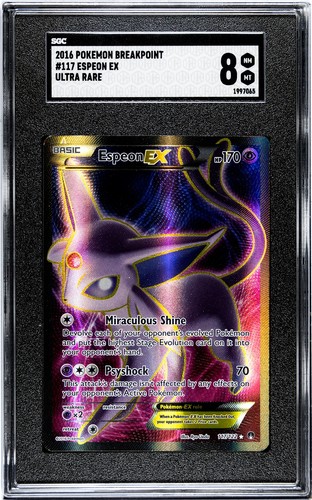 Espeon-EX graded SGC 8 for sale on eBay