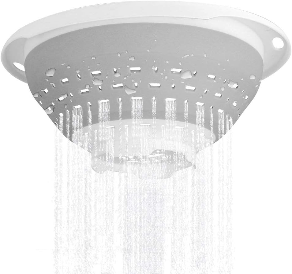 Qimh Collapsible Colander and Strainer, 5 Quart(1.25 Gal), Heavey Duty Kitchen 