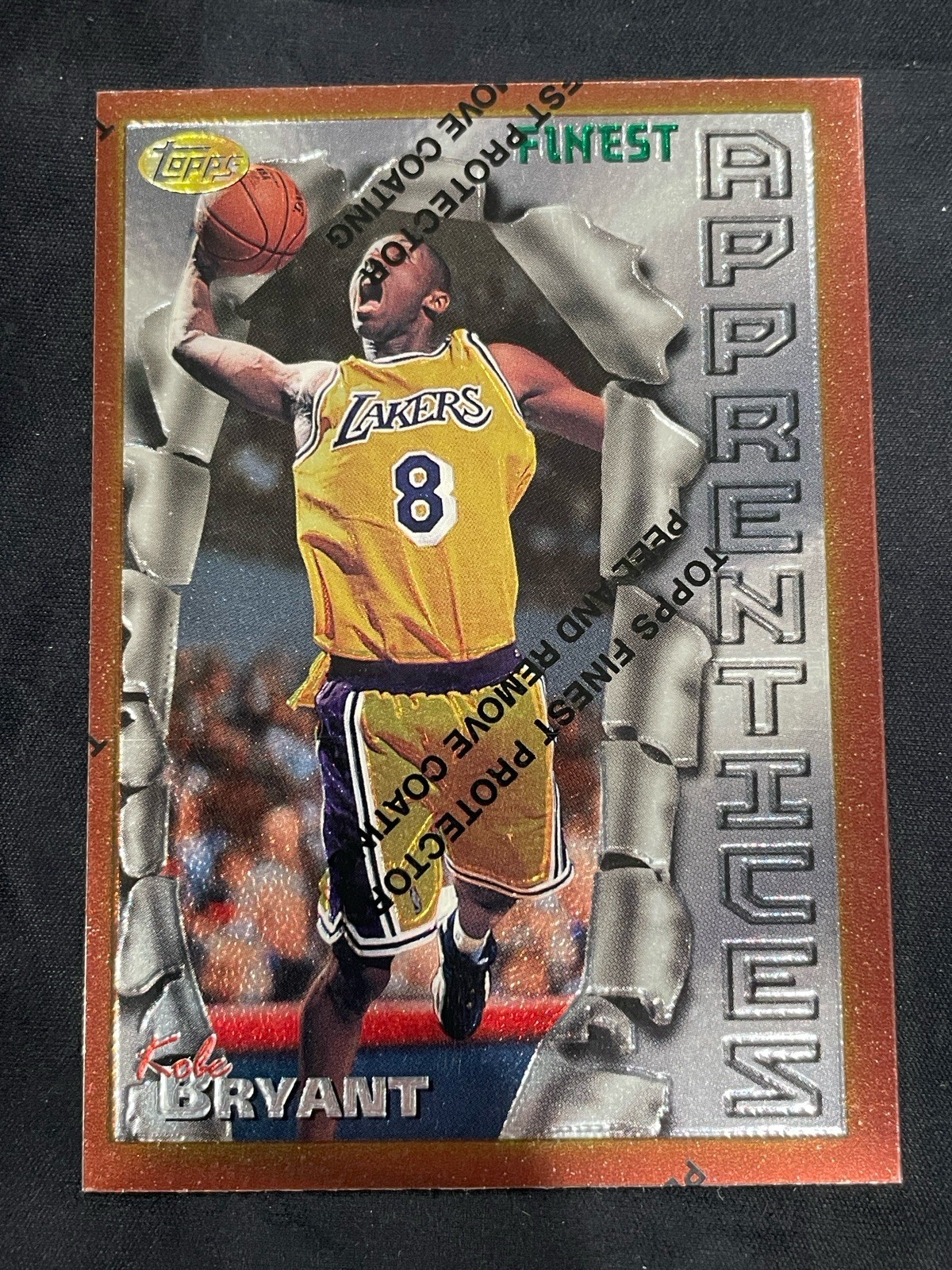 Kobe Bryant 1996 Topps Finest #74 Bronze - Base (with Coating